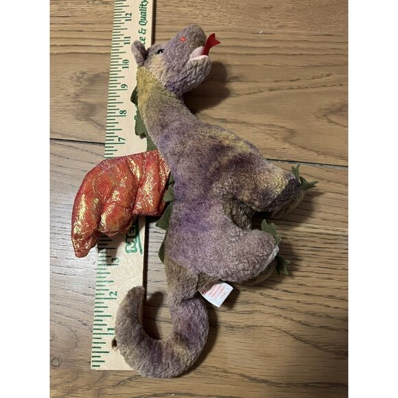TY Beanie Baby Scorch the Dragon 1998 Plush‎ Stuffed Animal with Tag - Picture 12 of 13